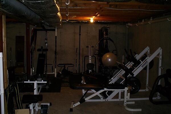 Before basement finishing