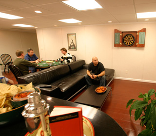 Milwaukee basement game room