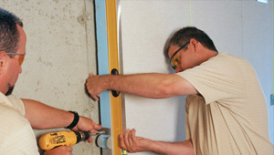 installing a basement wall finishing system in Rockford