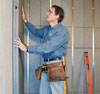 Insulated Interior Basement Wall Installation