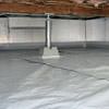 a sealed, encapsulated crawl space with structural repairs present in Mchenry.