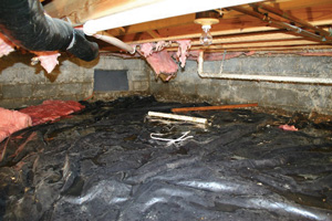 Crawl Space Repair Before in Milwaukee Crawl Space Repair Before in Milwaukee