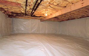 CleanSpace® vapor barrier after in Rockford CleanSpace® vapor barrier after in Rockford
