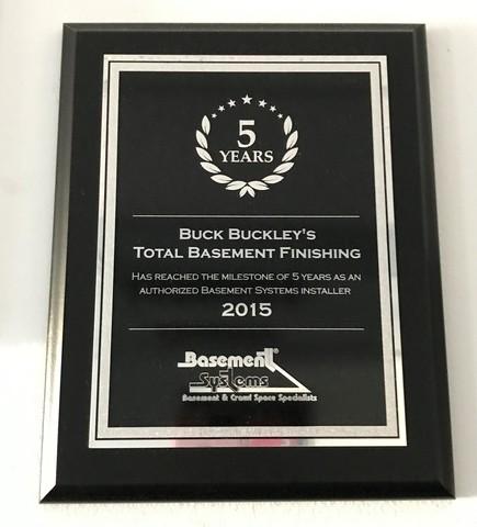 5 Years as a Basement Systems Installer 2015