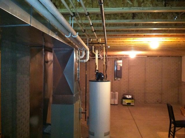 Inside the Basement in Waukesha, WI
