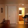 Now, this family doesn't have to run upstairs if they need to use the bathroom. Instead, they have a spacious bathroom right in their basement!