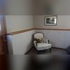 There used to be wood paneling going up to the chair rail on this wall. We installed Everlast Wall Restoration panels in its place. Now, the light color walls have created the feel of a brighter space.